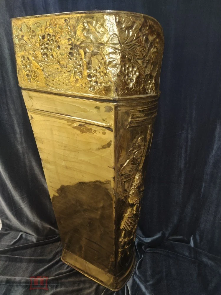 Подставка для зонтов, бронза с золочением, высота 73 см