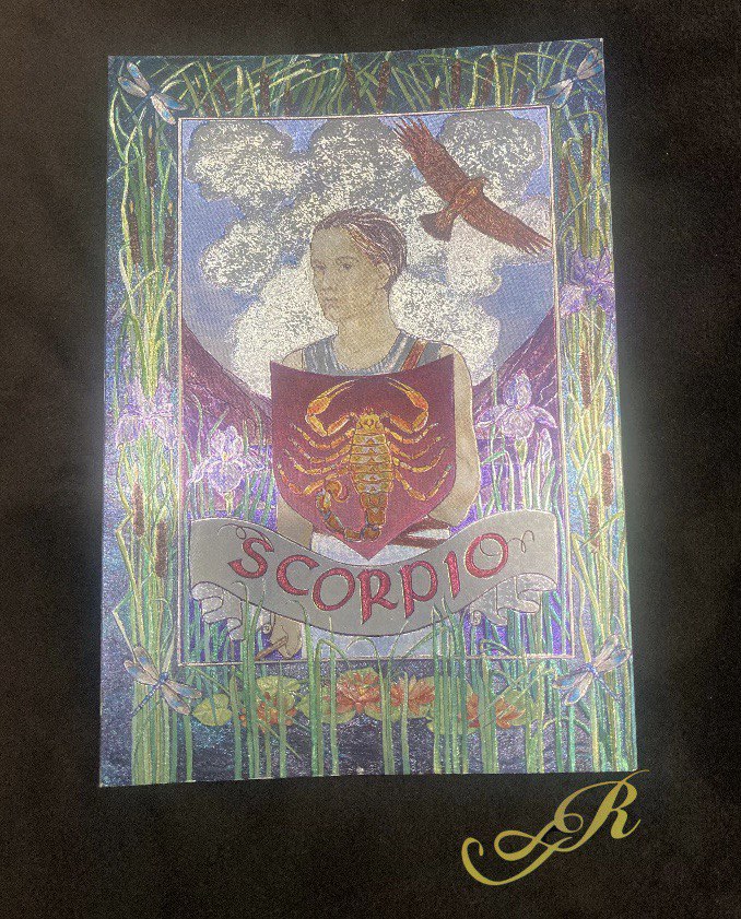 Открытка " Скорпион" Англия.