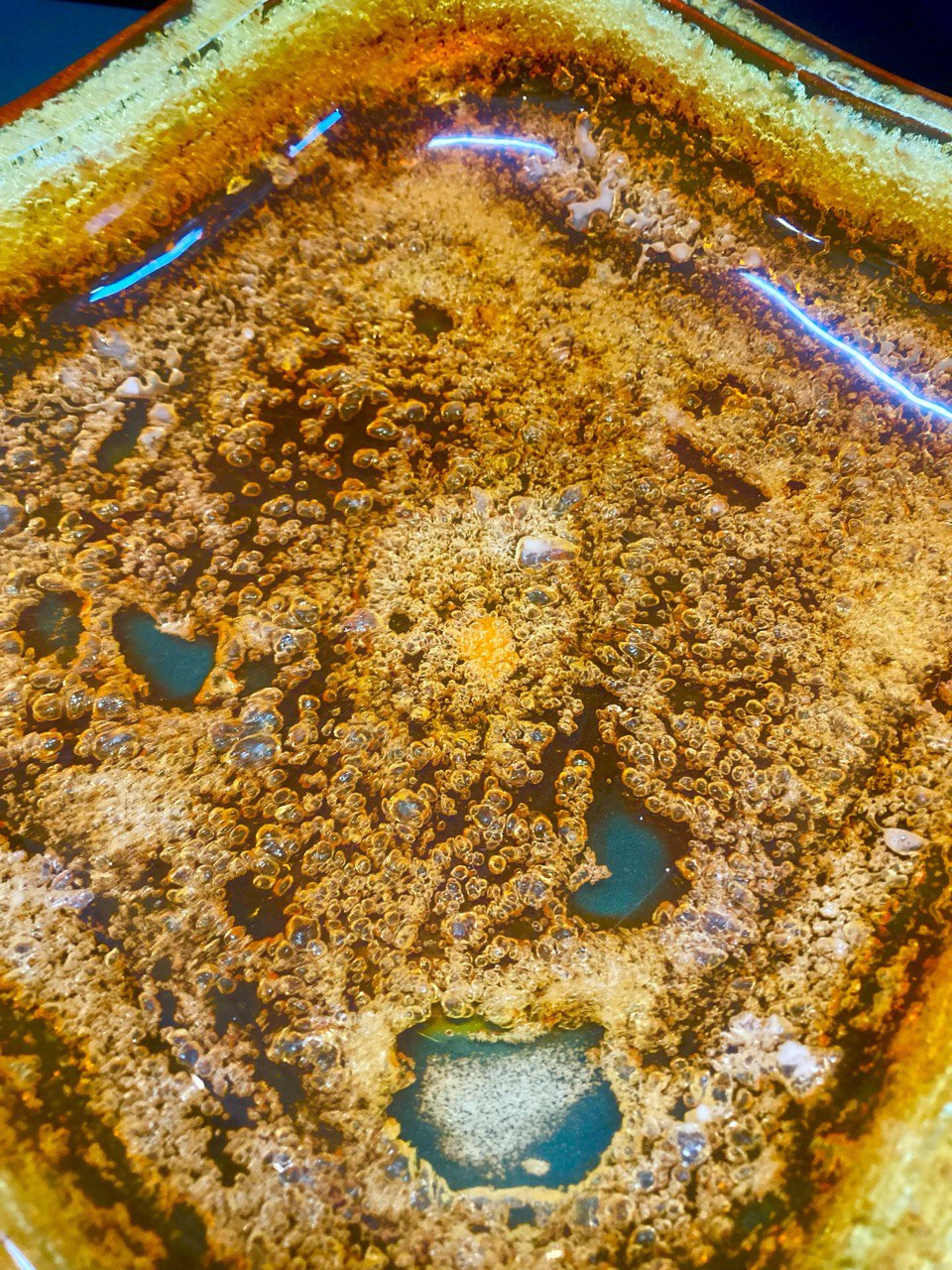 Ваза оранжевая пластиковая. СССР 50 - е г.