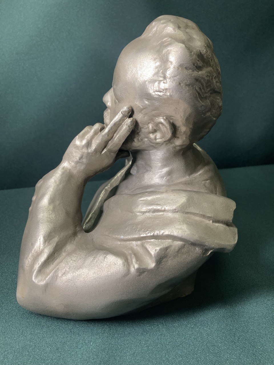 Бюст Чайковского П.И. Силумин.