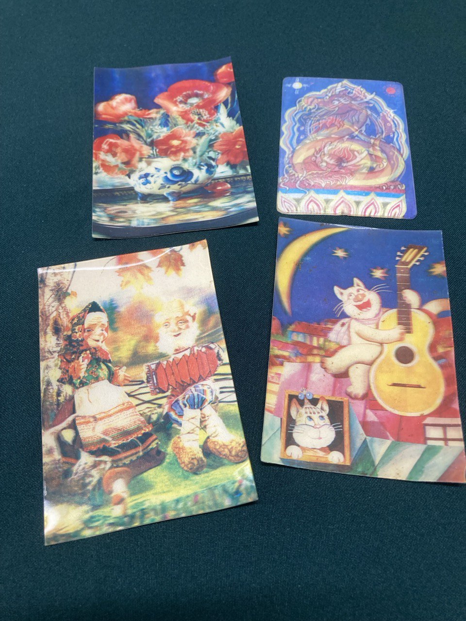 Календарики 3D объемные. 1984- 1991 г.г.