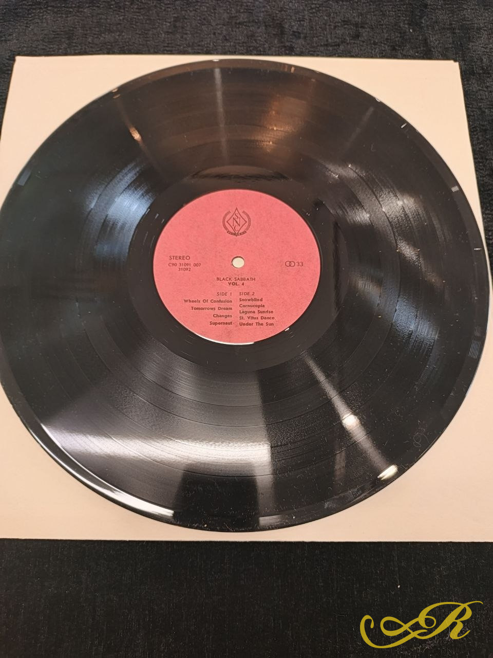 Black Sabbath 1972 г. "Vol.4" "SNC" - Стаса Намина Центр. LP