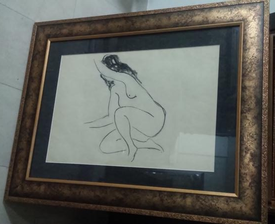 Картина "Девушка", худ. Баки Урманче