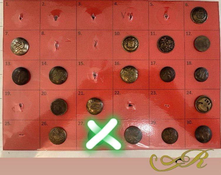 Пуговицы. До 1917 года.