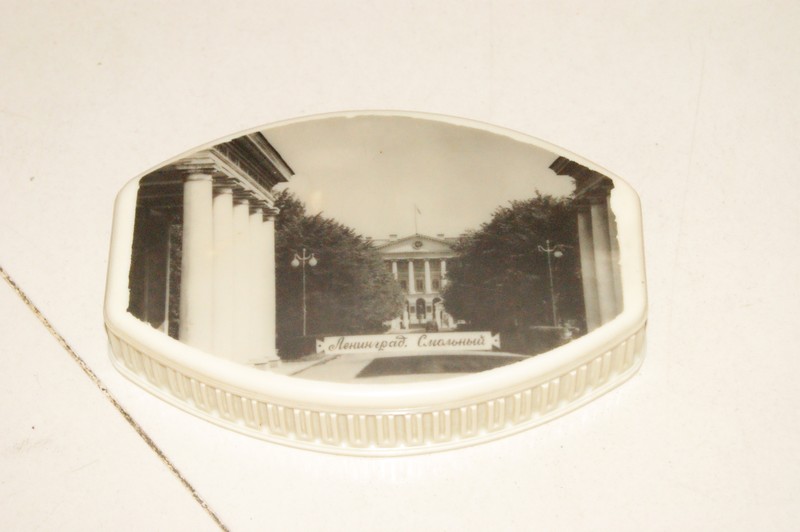 Шкатулка "Ленинград. Смольный", СССР, сер. ХХ в.