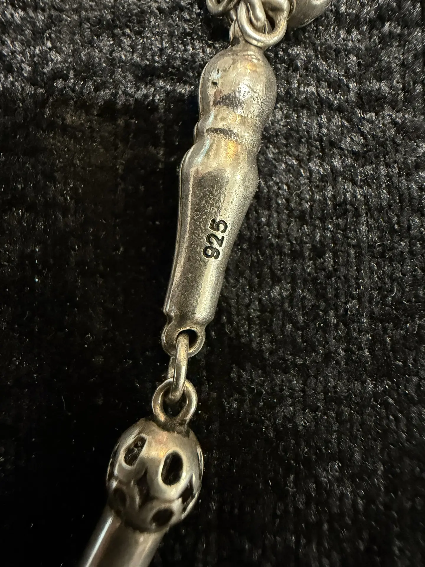 Серебряные четки, тасбих. 33 бусины. 925 пр. 17,3 гр.