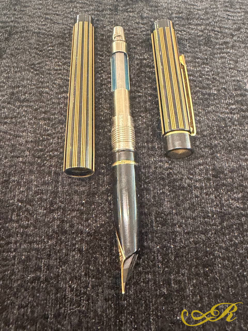 Винтажная перьевая ручка Sheaffer (США), 14K Gold Nib, 585 проба