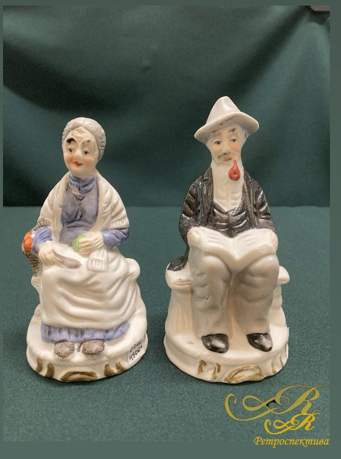 Парные статуэтки "Дед и бабушка "