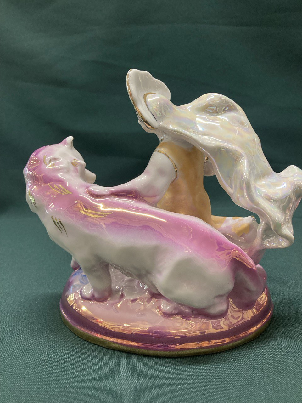 Триптих «Конек Горбунок» Дулево. Высота 34 см