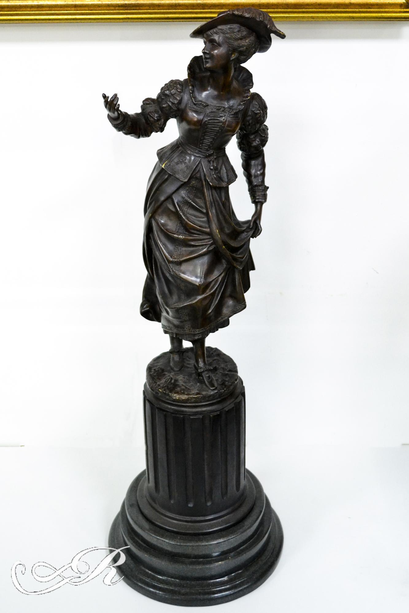 Скульптура «Фрейлина Королевы», Франция, XIX в.