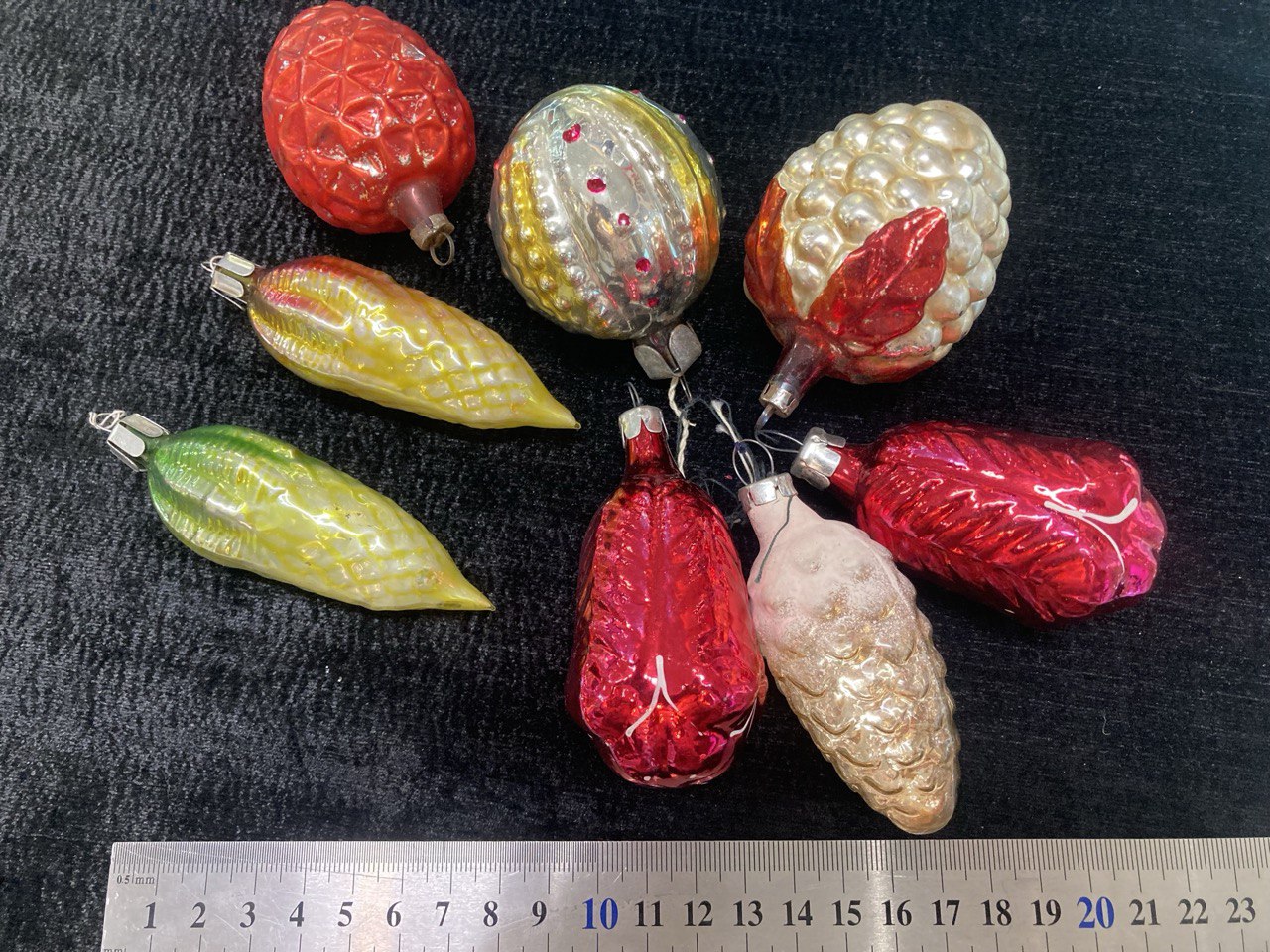 Игрушки елочные из СССР.