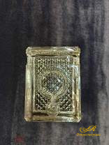 Чернильница старинная стекло без крышки до 1917 г, 10,5*8*4 см, состояние по фото