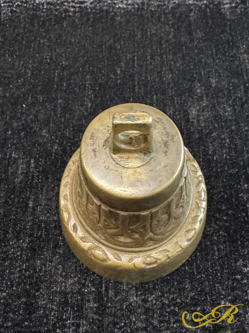  Старинный бронзовый колокольчик,19 век. 