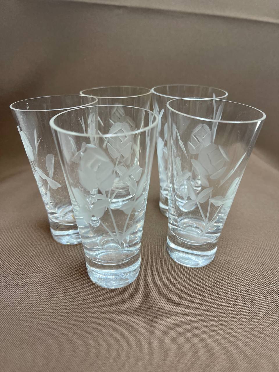 Винтажные стопки СССР 5 шт, стекло