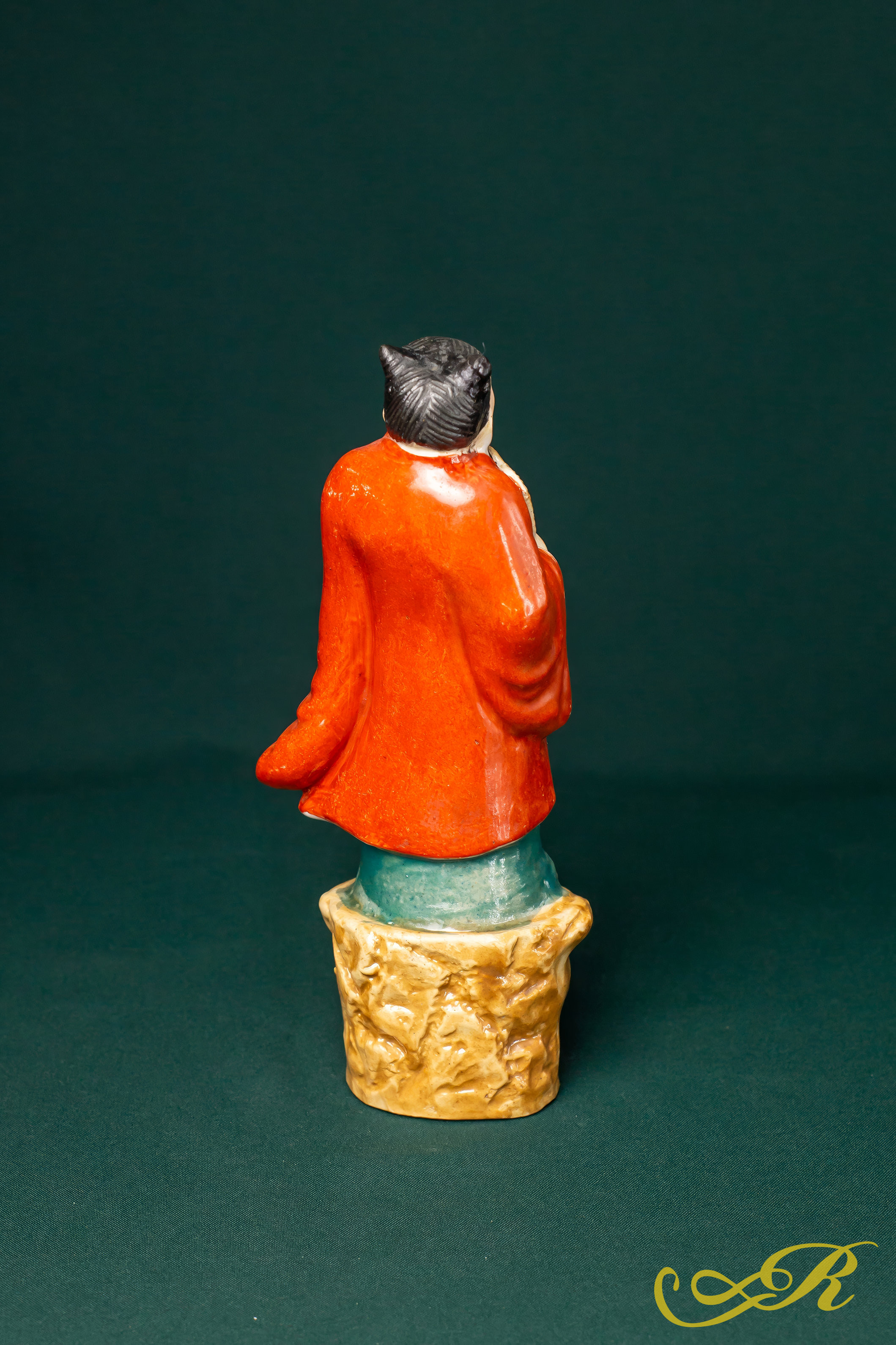 Фарфоровая статуэтка,Бессмертный Чжунли Цюань.1960г