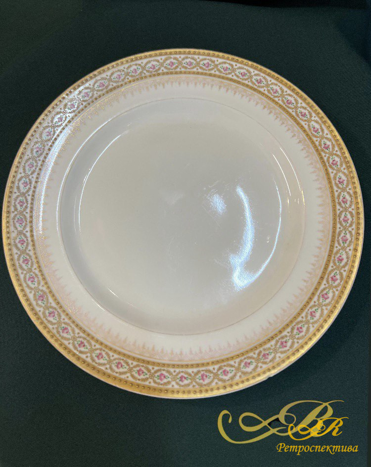 Фарфоровая сервировочная тарелка   до 1945 г.  Богемия (Чехия)  " Pirkenhammer "