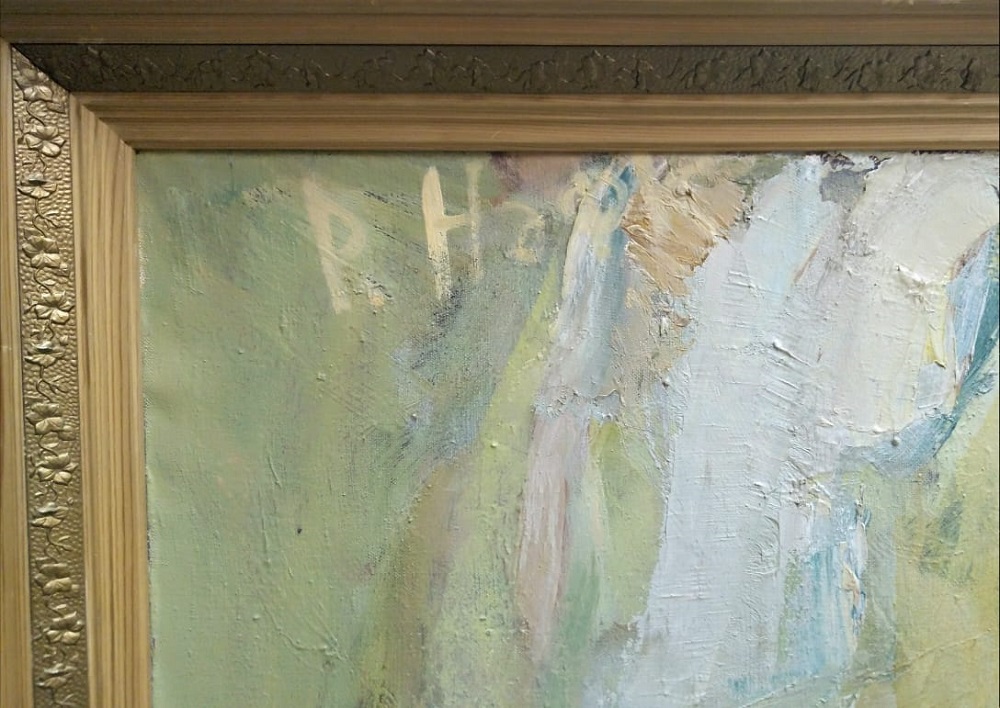 Картина "Обнаженная" художник Нафиков Р.Х. СССР