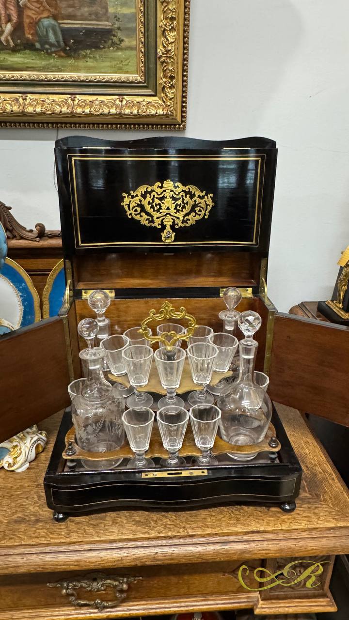 Дорожный ликерный, каретный набор, Европа 19 век