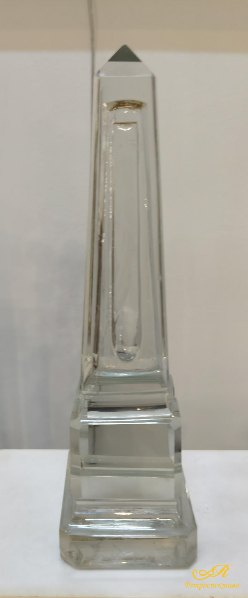 Обелиск, кварц, 25 см