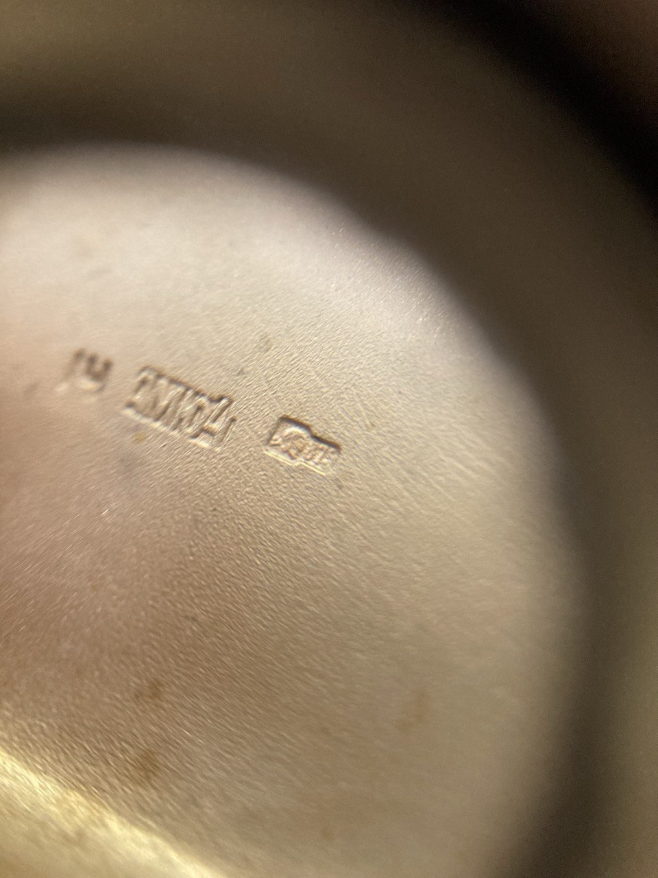 Портсигар серебряный.