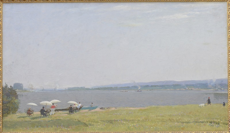 Картина "На пленере", Художник Якупов Х.А., 1948 г.