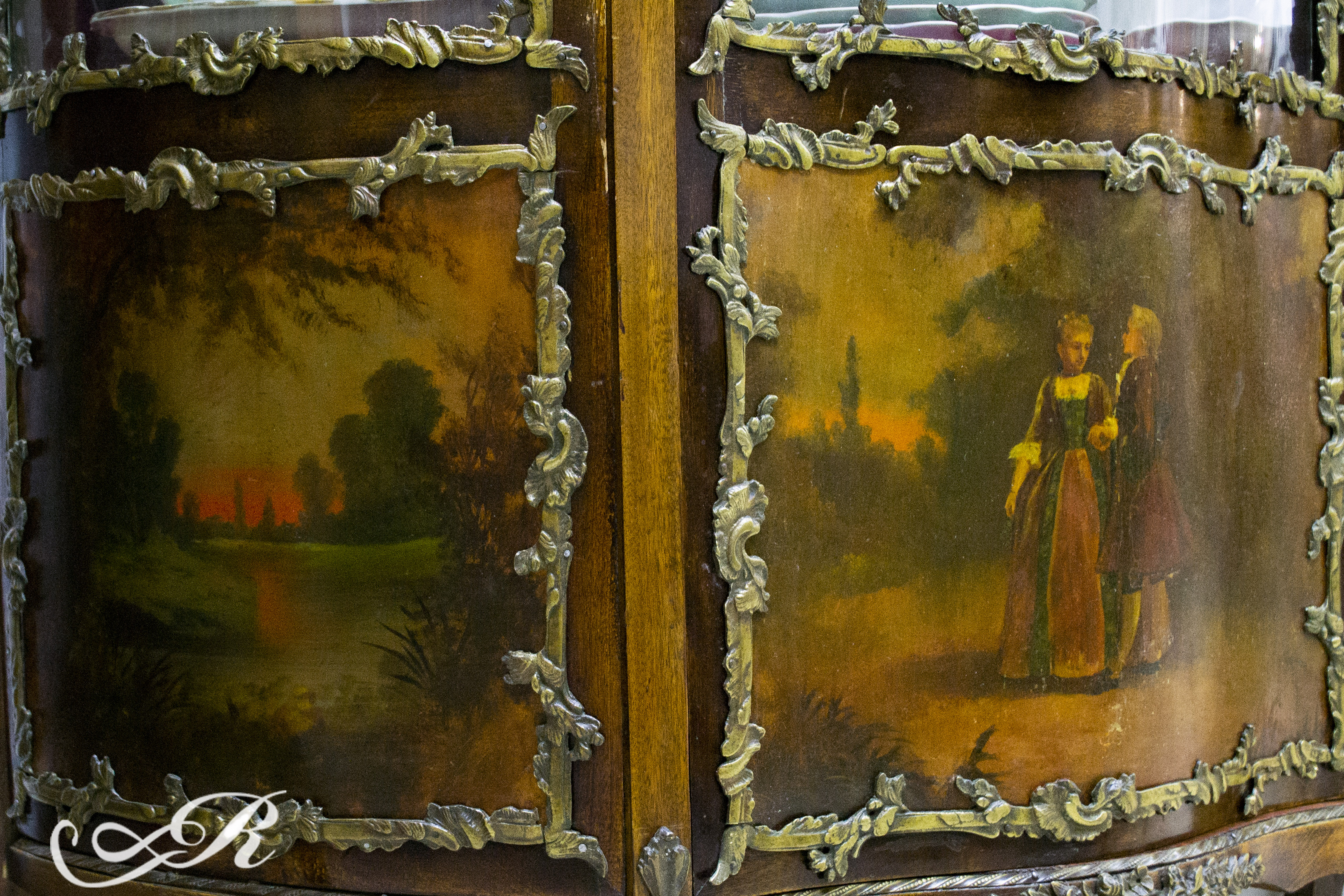 Витрина в стиле Людовика XV - го, Европа, ХIХ век.