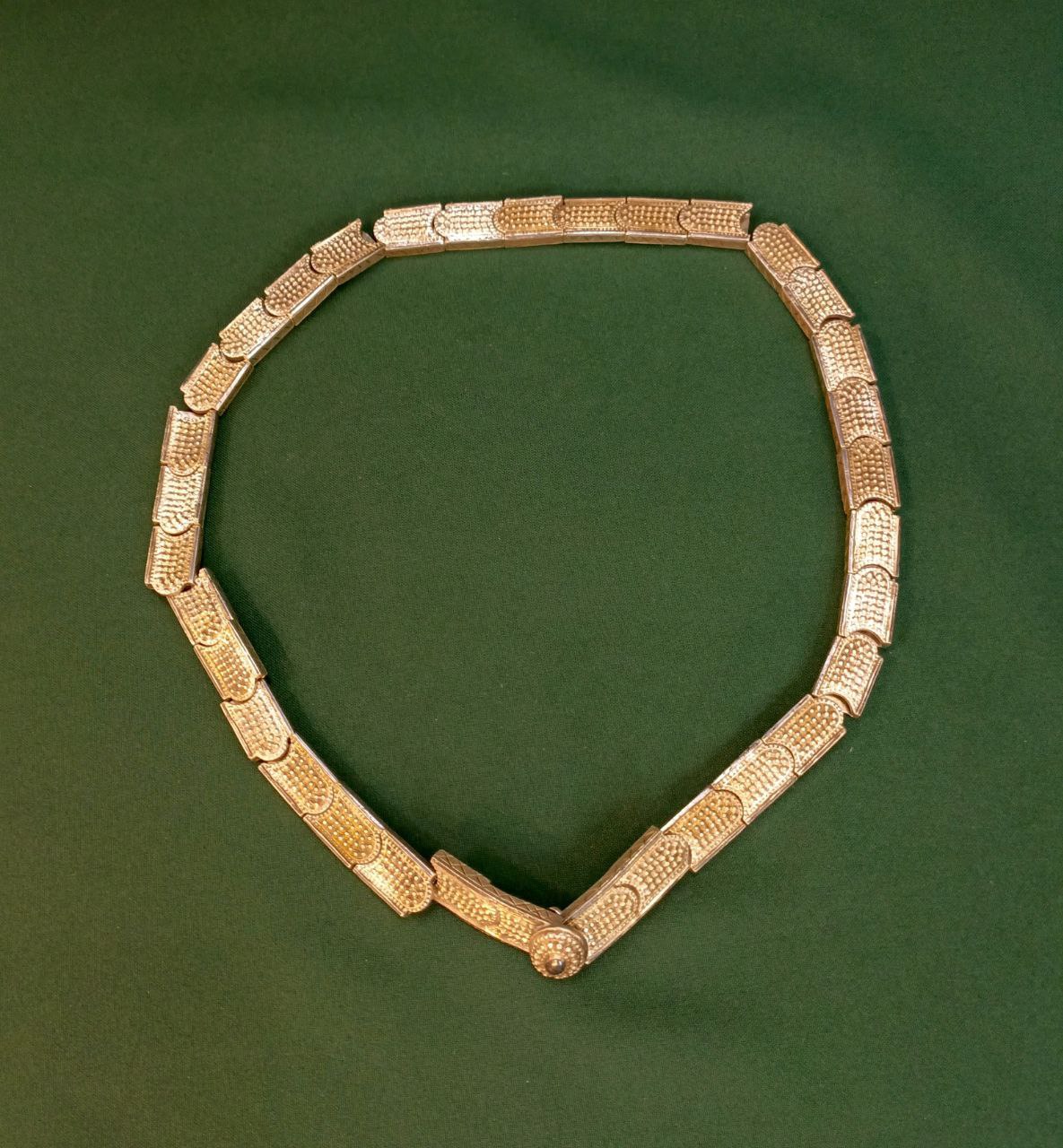 Пояс Серебро XIX- нач.ХХ века Царская Россия, 66см, 332гр