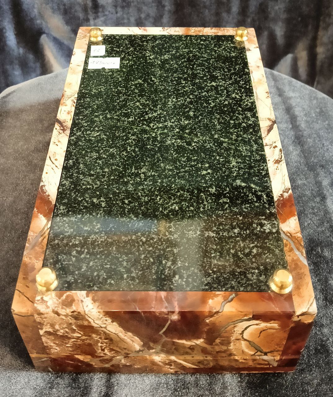 Шкатулка — Ларец большой яшма (ташбулатовская) 7х21.5х14см