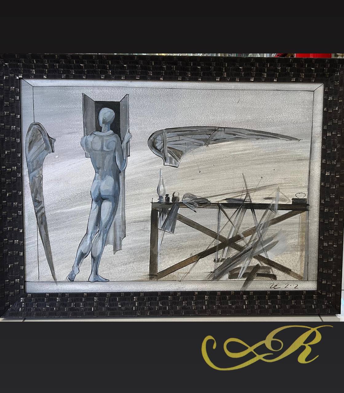 Картина "Ангел взаперти", художник Голубцов Е.