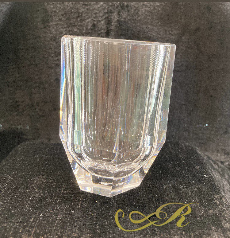 74.Стопка  Императорский стекольный завод.  XIX в. Фасцентная огранка.  Стекло.