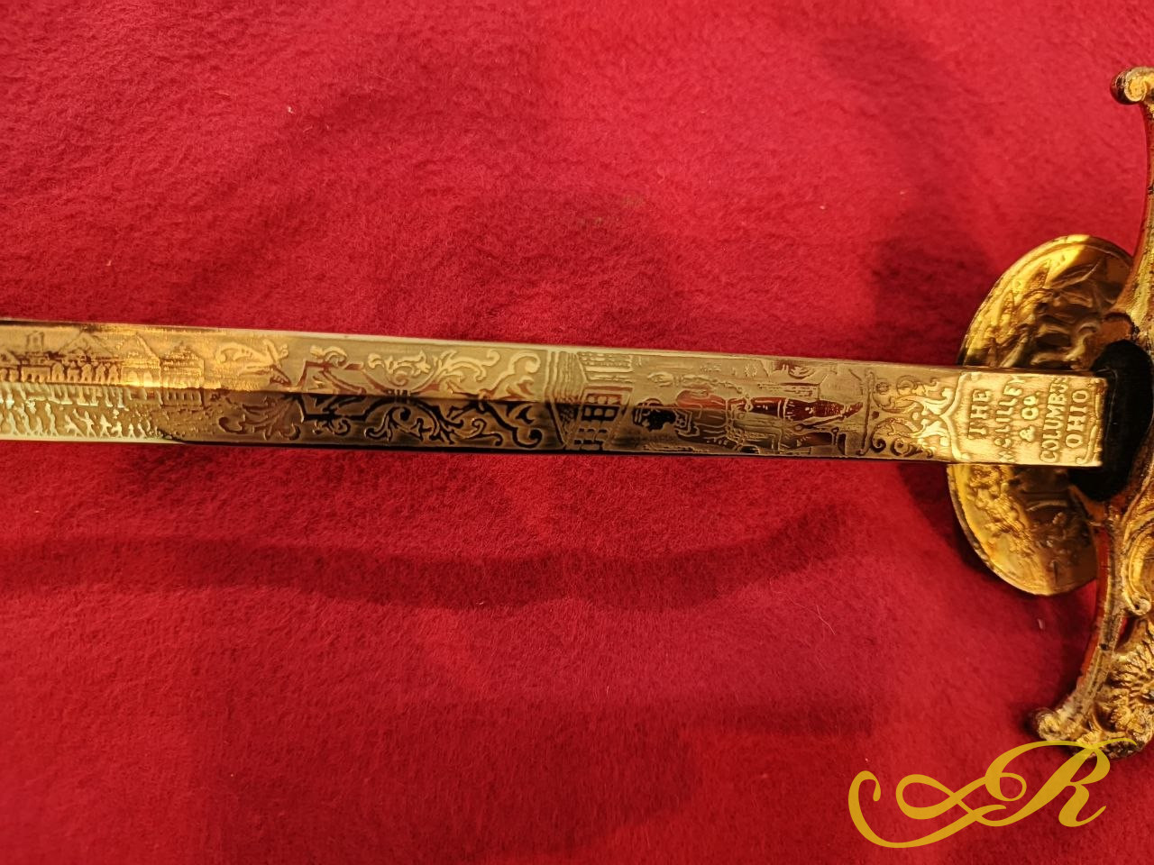  Сабля 94 см Европа FCB голова рыцаря со львом 