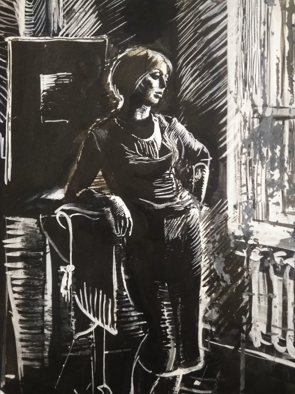 Картина "Девушка", автор: Туманов А.Р.