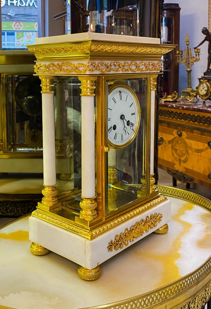 Часы настольные в стиле Ампир (Empire), Франция, XIX в.