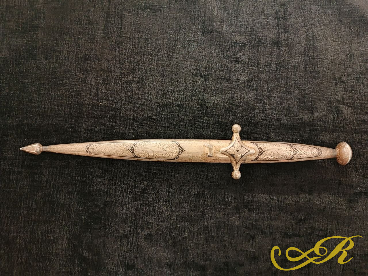  Кинжал (875 пр) г.СССР.Производство Дагестан г. Кубачи. 33,5 см. Клинок 31 см. 144 гр