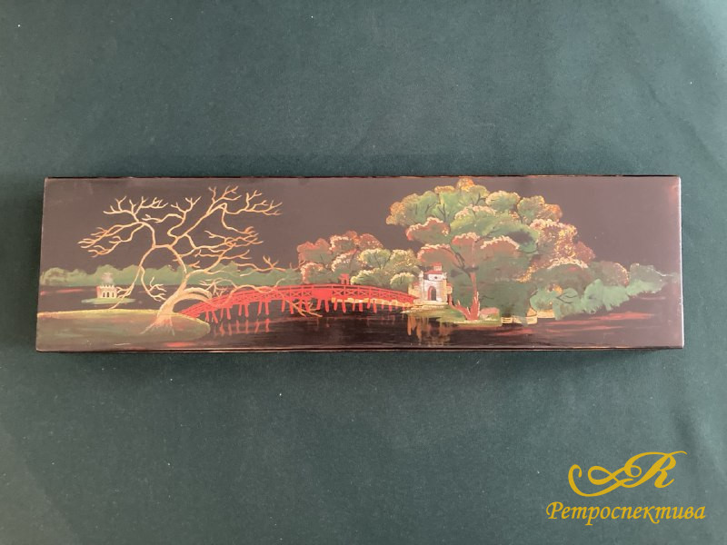 Шкатулка папье-маше, Вьетнам 50-е г.