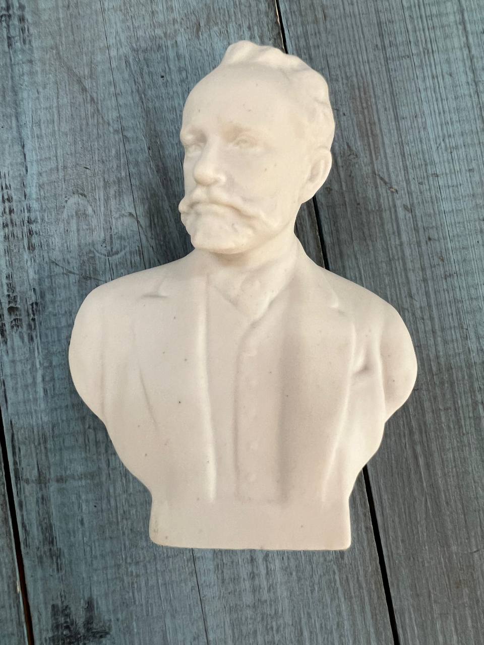 Бюст Петра Чайковского, фарфор, бисквит, лзфи СССР.