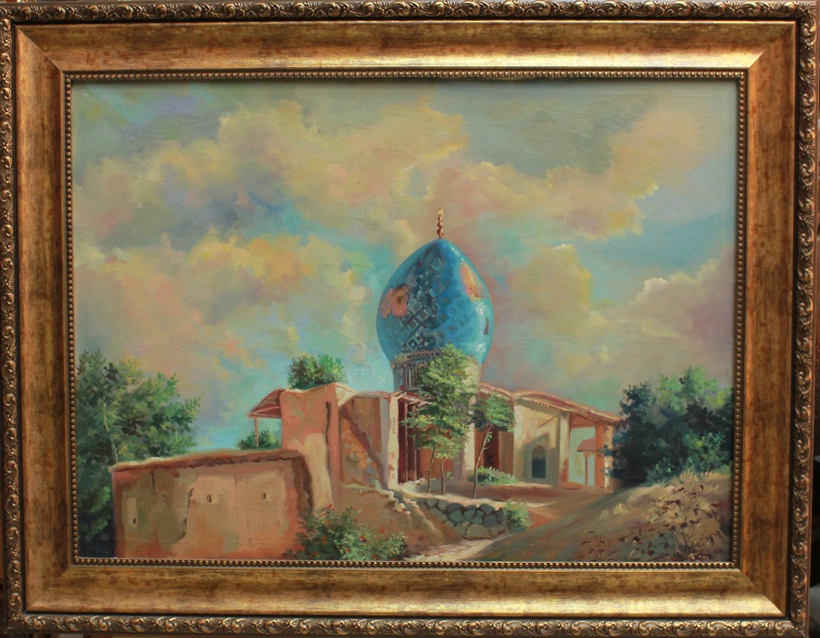 Картина "Регистан", художник Аликулов