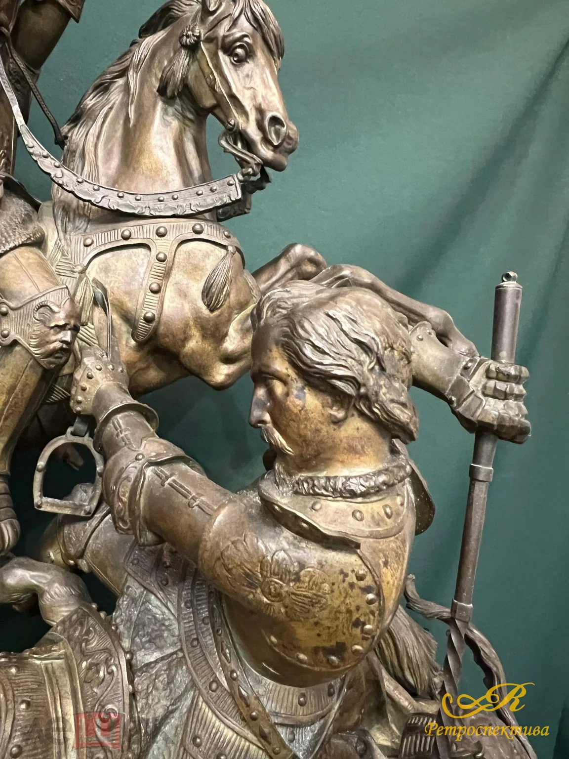 Парадные каминные часы фирмы Deniere Paris XIX век.