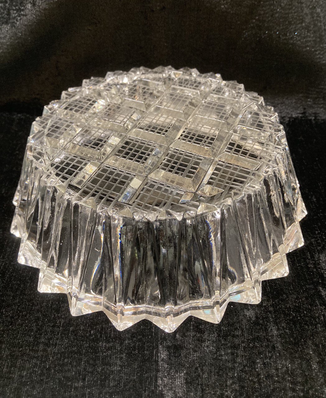 Ваза конфетница.Стекло.