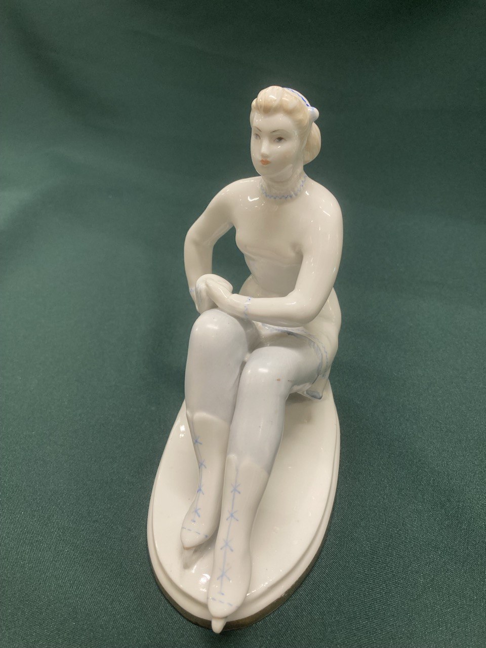 Фигуристка, конькобежка. ЛФЗ.Высота 17см