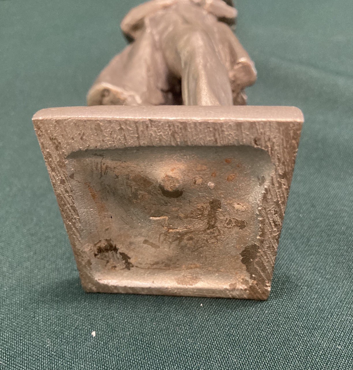 Статуэтка  " А.С. Пушкин". Силумин, СССР.