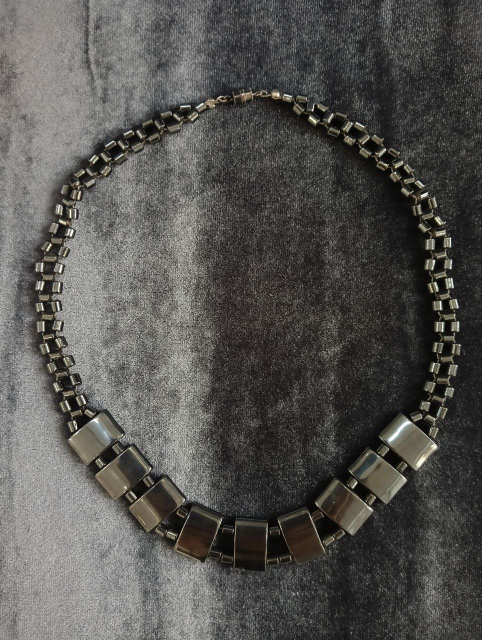 Бусы гематит, длина 47 см, вес 62 гр