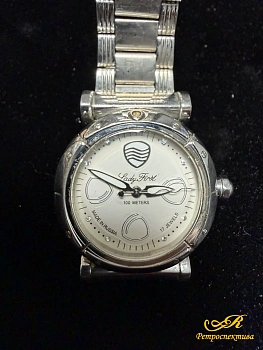 Часы женские " LADY FIRST" 17 камней. Амфибия, механические. 10 ATM.