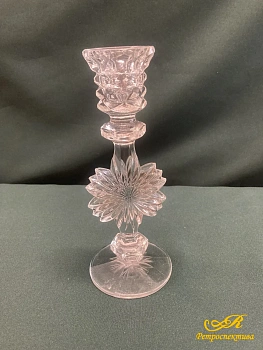 Подсвечник дореволюционный. Стекло. Начало XX в.