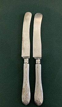 Нож сервировочный 2 шт. Robert Schaaf - Solingen ( с оленем).Германия. Нержавейка.