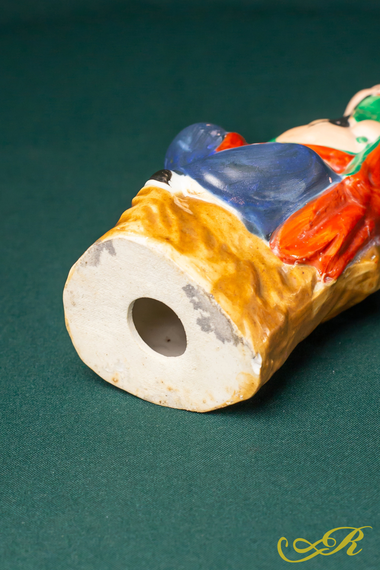 Фарфоровая статуэтка"Бессмертный Чжунли Цюань", покровитель воинов,1960г.