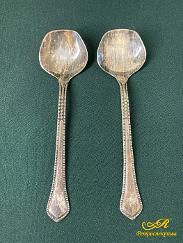 Мельхиоровая ложка. СССР, Прибалтика. 